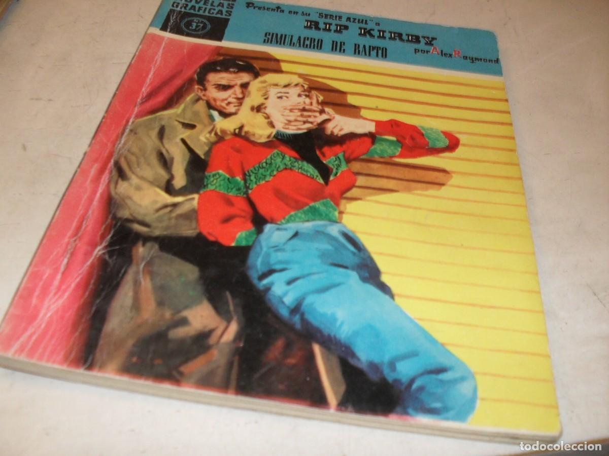 Tebeos: RIP KIRBY N&ordm; 37,SIMULACRO DE RAPTO,DE ALEX RAYMOND,DE 48.DOLAR,1959