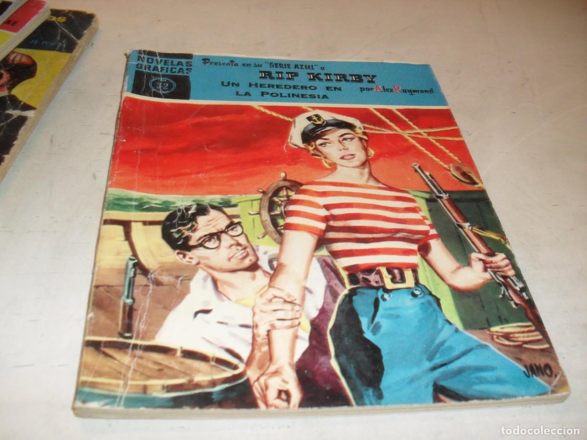 Tebeos: RIP KIRBY N&ordm; 32,UN HEREDERO EN LA POLINESIA,DE ALEX RAYMOND,DE 48.DOLAR,1959