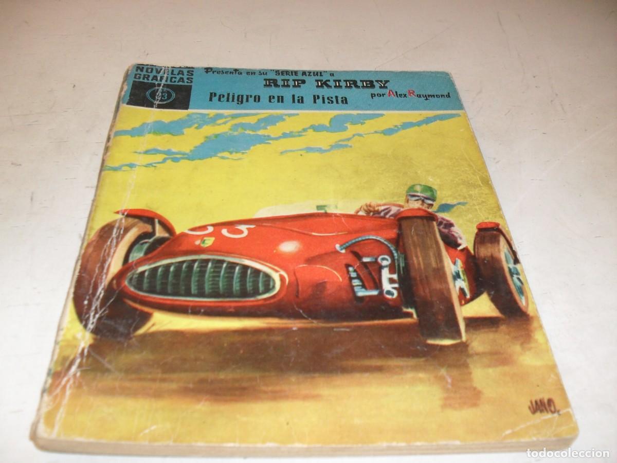 Tebeos: RIP KIRBY N&ordm; 23,PELIGRO EN LA PISTA,DE ALEX RAYMOND,DE 48.DOLAR,1959
