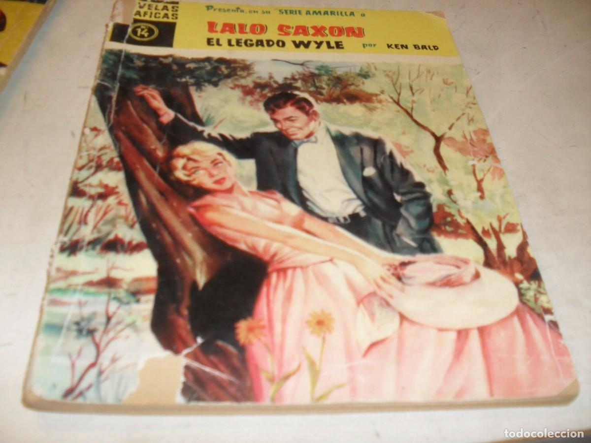 Tebeos: NOVELAS GRAFICAS,SERIE AMARILLA,N&ordm; 14,LALO SAXON.DE KEN BALD,DE 50.DOLAR,1960