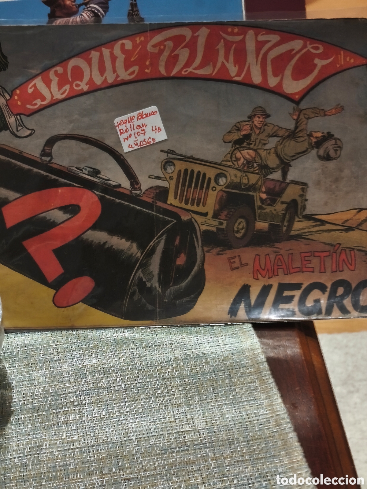 Comics: Tebeo tipo cuadernillo original ,jeque blanco conservaci&oacute;n normal de uso ver imagenes