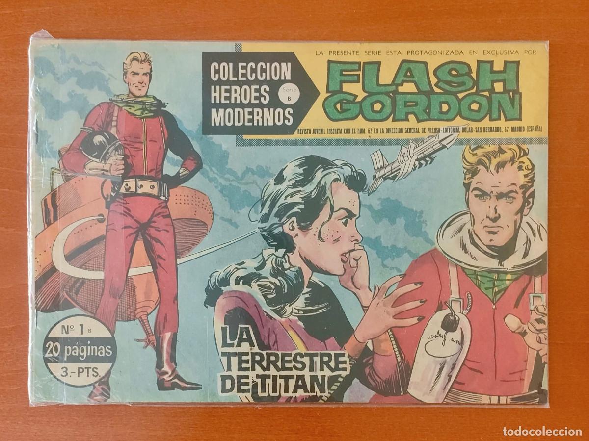 Tebeos: COLECCI&Oacute;N H&Eacute;ROES MODERNOS SERIE B FLASH GORDON N&ordm; 1 DOLAR