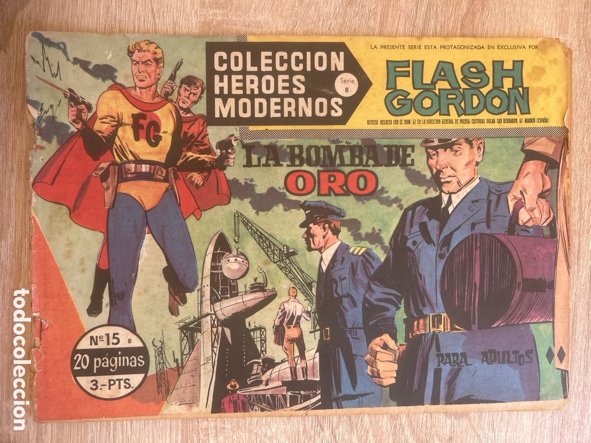 Livros de Banda Desenhada: Colecci&oacute;n h&eacute;roes modernos flash Gordon n&uacute;m 15