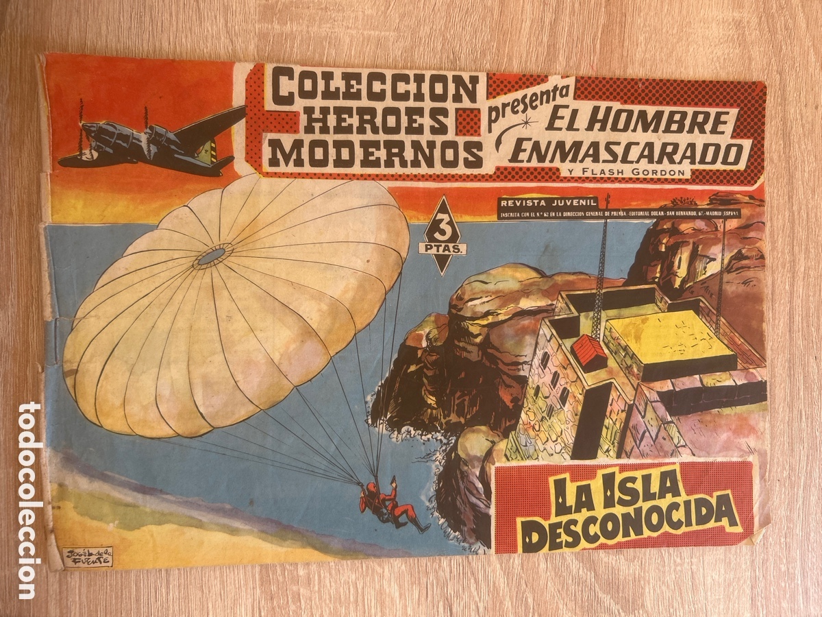 Tebeos: Colecci&oacute;n h&eacute;roes modernos el hombre enmascarado n&uacute;m 35