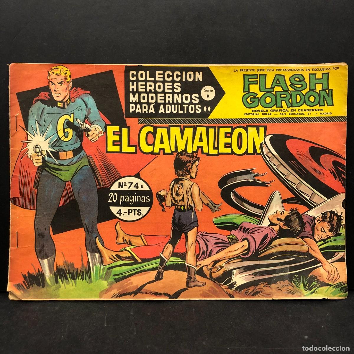Tebeos: FLASH GORDON - EL CAMALEON - N&ordm;74 - COLECCION HEROES MODERNOS PARA ADULTOS - EDITORIAL DOLAR / 1337