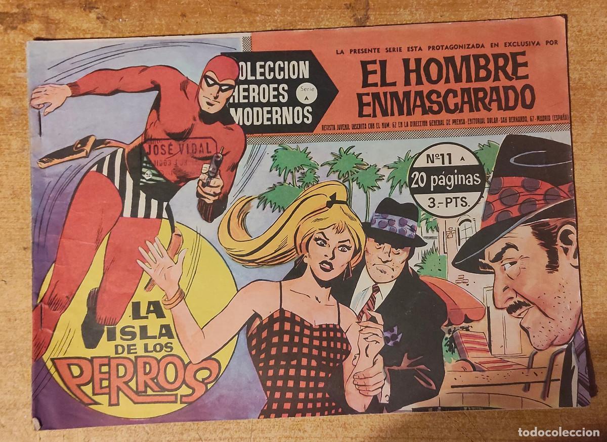 Tebeos: HEROES MODERNOS SERIE A N&ordm; 11 HOMBRE ENMASCARADO - ed dolar - original 1958