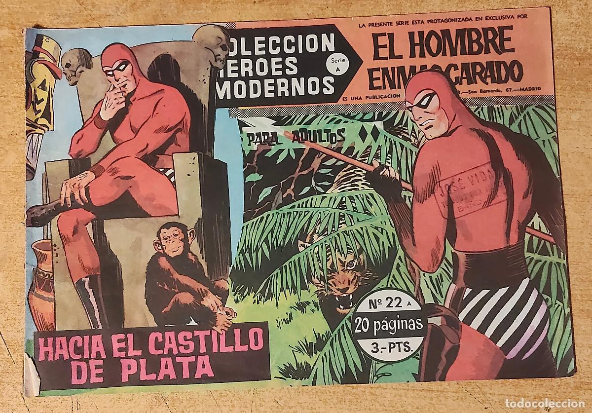 Tebeos: HEROES MODERNOS SERIE A N&ordm; 22 HOMBRE ENMASCARADO - ed dolar - original 1958