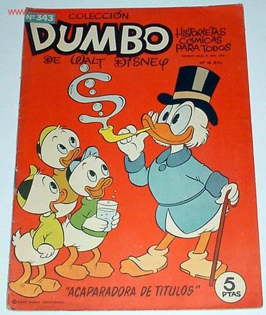 Tebeos: ANTIGUO TEBEO DUMBO N&ordm; 343 - 1960 - Foto 1