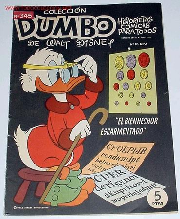 Tebeos: ANTIGUO TEBEO DUMBO N&ordm; 345 - 1960 - Foto 1