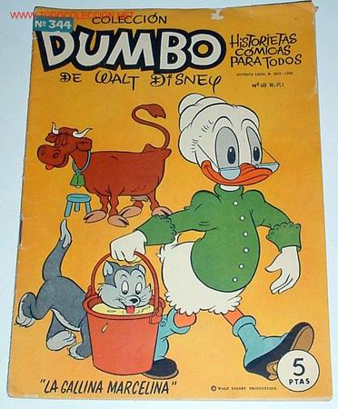 Tebeos: ANTIGUO TEBEO DUMBO N&ordm; 344 - 1960 - Foto 1