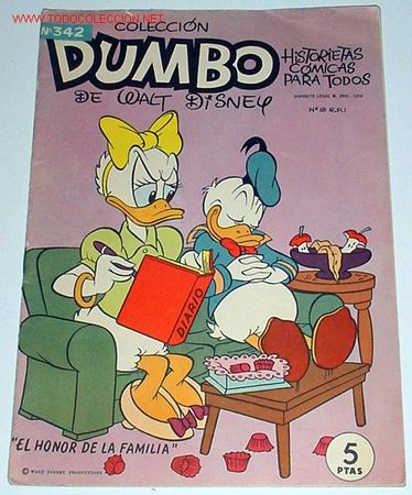 Tebeos: ANTIGUO TEBEO DUMBO N&ordm; 342 - 1960 - Foto 1