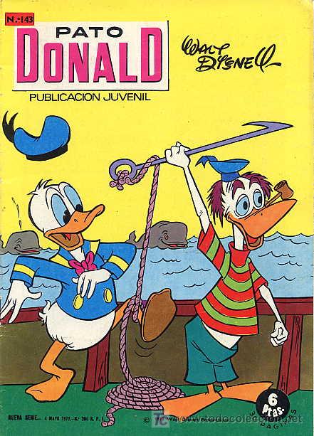 Tebeos: PATO DONALD n&ordm; 143 - ERSA 1972 - Foto 1