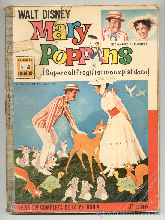 Tebeos: DUMBO N&ordm; 4 - &rdquo;MARY POPPINS&rdquo; - E.R.S.A. - Foto 1