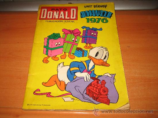 Tebeos: PATO DONALDA ALMANAQUE 1976 - Foto 1