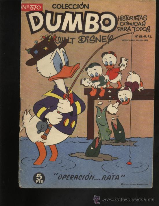 Tebeos: COLECCION DUMBO DE ERSA 1&ordf; EDICION N&ordm; 370 - Foto 1