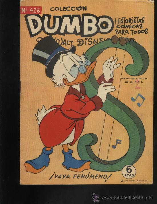 Tebeos: COLECCION DUMBO DE ERSA 1&ordf; EDICION N&ordm; 426 - Foto 1