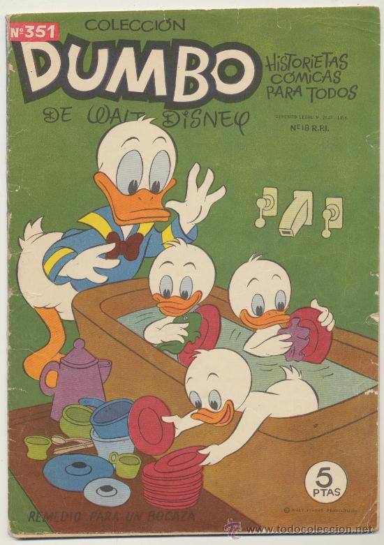 Tebeos: Dumbo n&ordm;  351. Ersa 1960. - Foto 1