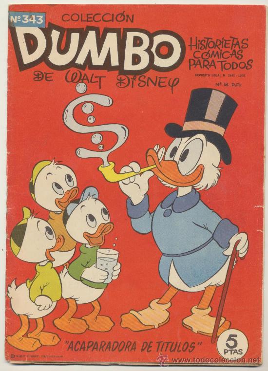 Tebeos: Dumbo n&ordm;  343.  Ersa  1947. - Foto 1