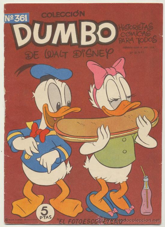 Tebeos: Dumbo n&ordm;  361.  Ersa  1947. - Foto 1