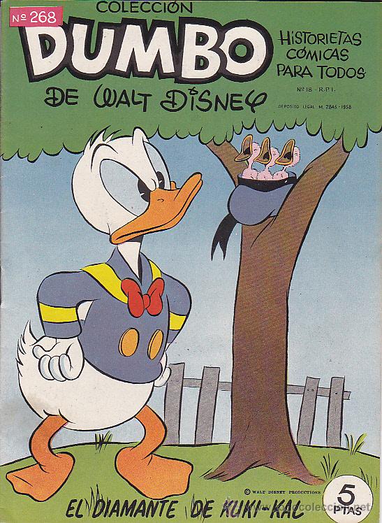 Tebeos: COMIC DUMBO 1&ordf; N&ordm; 268 - Foto 1