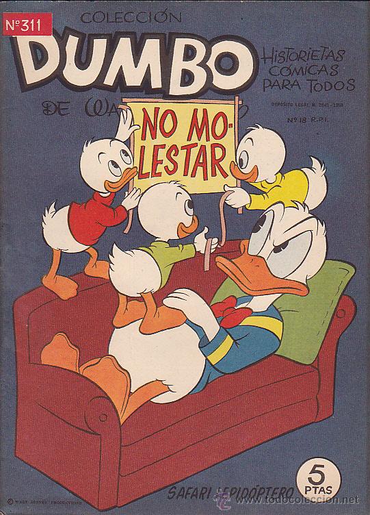 Tebeos: COMIC DUMBO 1&ordf; N&ordm; 311 - Foto 1