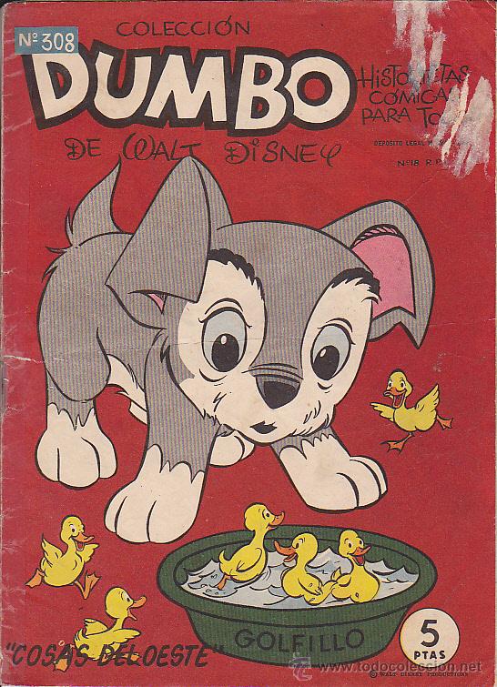 Tebeos: COMIC DUMBO 1&ordf; N&ordm; 308 - Foto 1