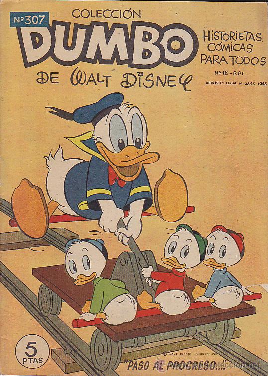 Tebeos: COMIC DUMBO 1&ordf; N&ordm; 307 - Foto 1