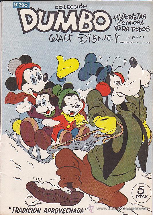 Tebeos: COMIC DUMBO 1&ordf; N&ordm; 290 - Foto 1