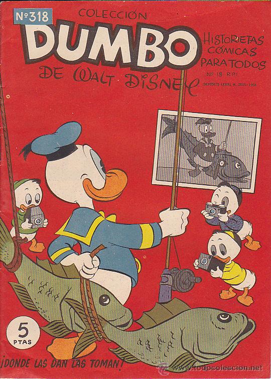 Tebeos: COMIC DUMBO 1&ordf; N&ordm; 318 - Foto 1