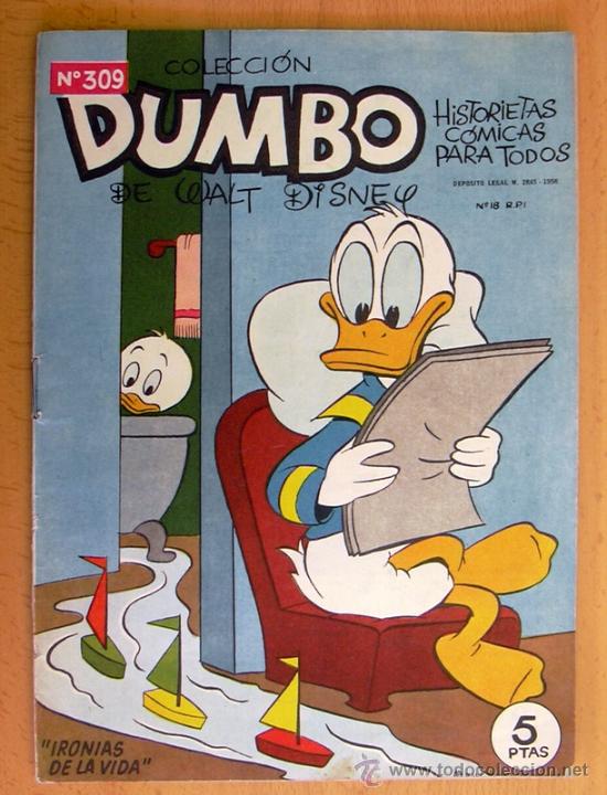 Tebeos: Dumbo n&ordm; 309 - Ediciones recreativas - ERSA - Foto 1