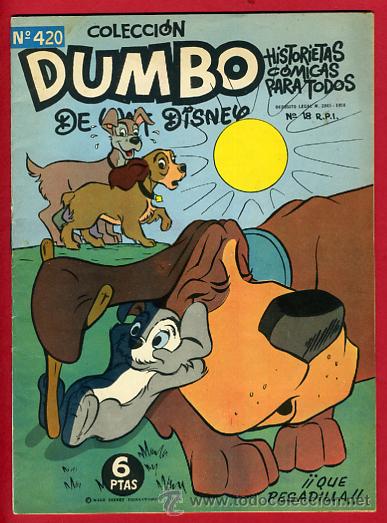 Tebeos: DUMBO , N&ordm; 420 , WALT DISNEY  , ORIGINAL , E7B - Foto 1