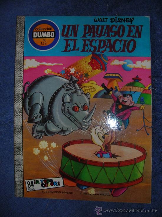 Tebeos: COLECCION DUMBO N&ordm; 122: UN PAYASO EN EL ESPACIO - Foto 1