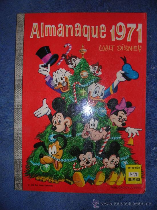Tebeos: COLECCION DUMBO N&ordm; 71:ALMANAQUE 1971 - Foto 1