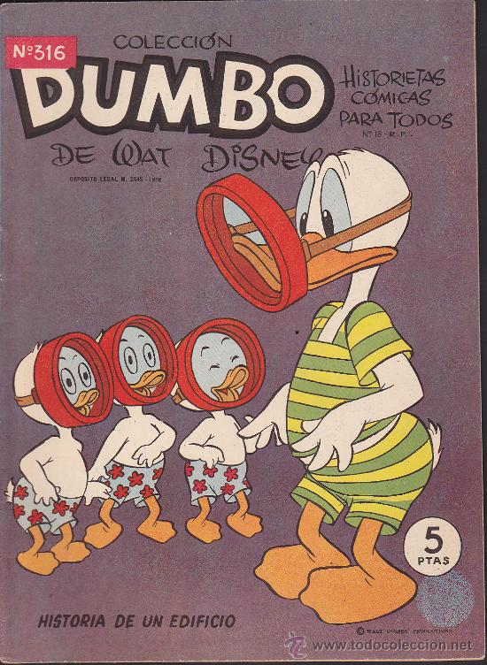 Tebeos: DUMBO 1&ordf; EDICION N&ordm; 316 - Foto 1