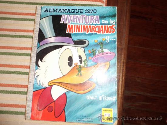 Tebeos: COLECCION DUMBO N&ordm; 58 ALMANAQUE 1970 - Foto 1