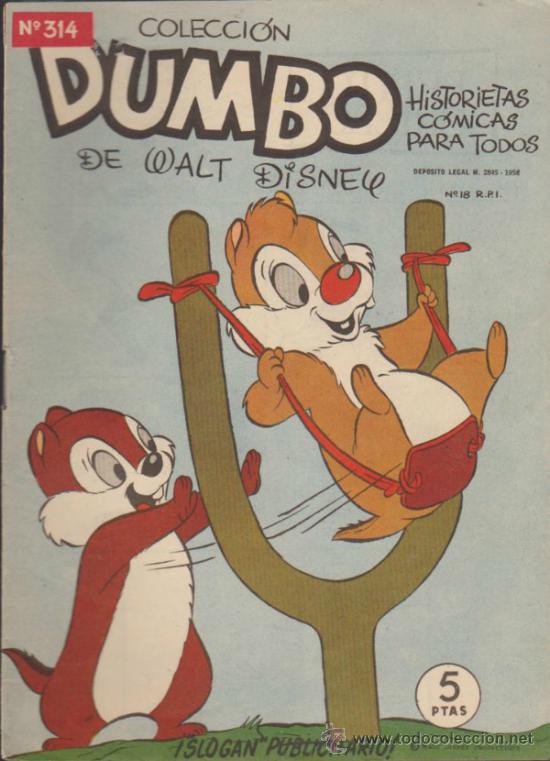 Tebeos: Dumbo. Ersa  1947. n&ordm;  314. - Foto 1