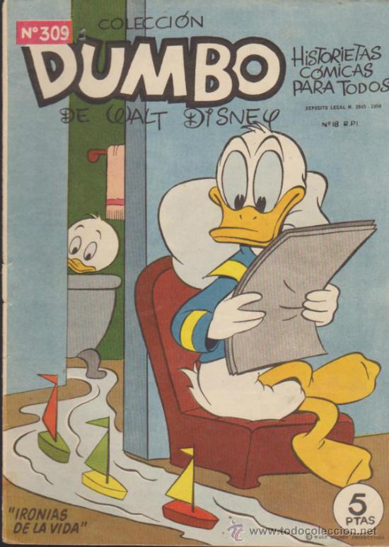 Tebeos: Dumbo. Ersa  1947. n&ordm;  309. - Foto 1
