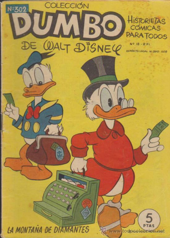 Tebeos: Dumbo. Ersa  1947. n&ordm;  302. - Foto 1