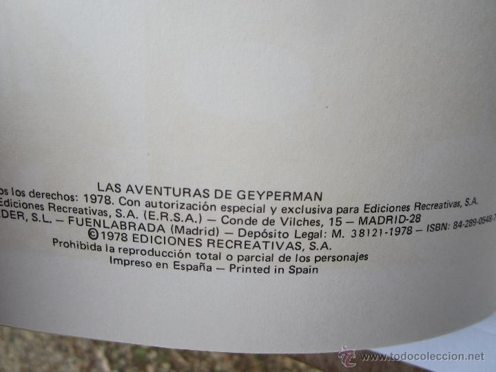 Tebeos: la aventuras de geyperman - numero 2 - ersa - Foto 3