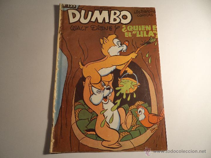 Tebeos: Dumbo. n&ordm; 155. ERSA. 1954. RECORTADO (m-1) - Foto 1