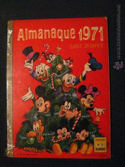 Tebeos: COLECCION DUMBO N&ordm; 71 ALMANAQUE 1971 - Foto 1