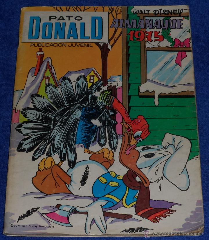 Tebeos: Pato Donald - Almanaque 1975 - Ediciones Eecreativas - Foto 1