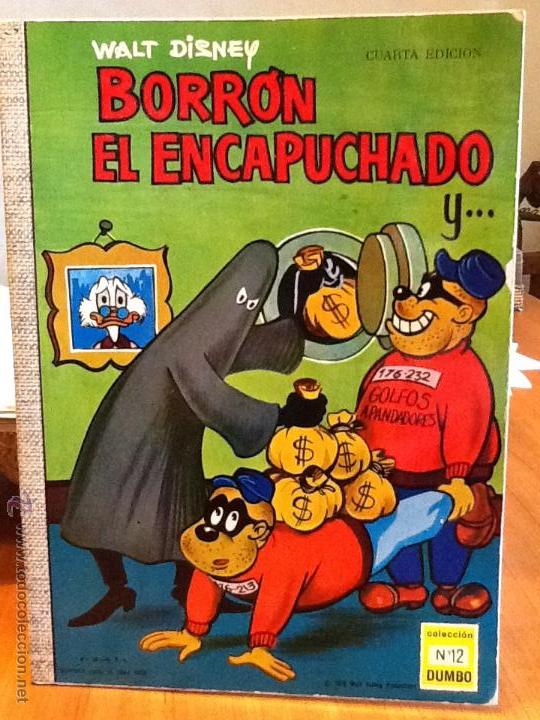 Tebeos: TEBEO COLECC. DUMBO N* 12 BORRON EL ENCAPUCHADO - Foto 1