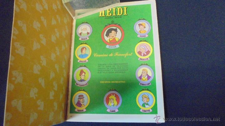 Tebeos: HEIDI - N&ordm; 5 - EDICIONES RECREATIVAS. - Foto 2