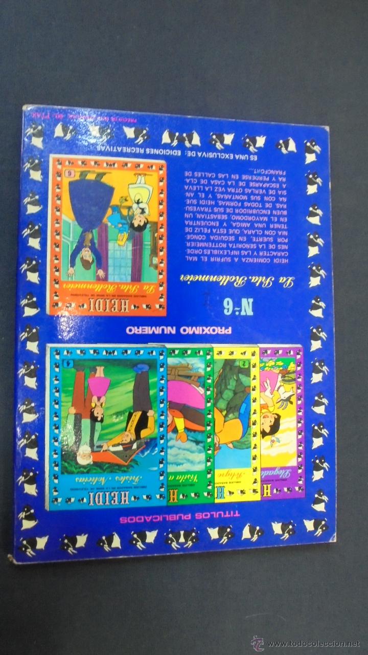 Tebeos: HEIDI - N&ordm; 5 - EDICIONES RECREATIVAS. - Foto 4