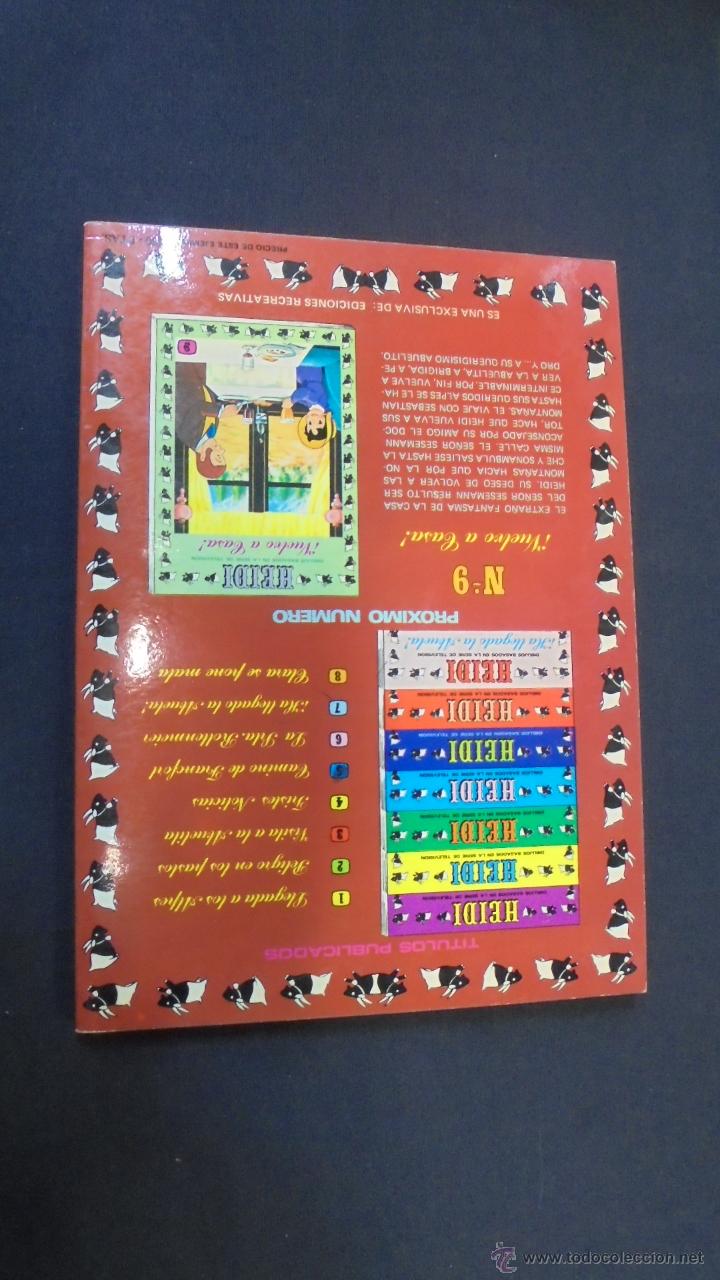Tebeos: HEIDI - N&ordm; 8 - EDICIONES RECREATIVAS. - Foto 4