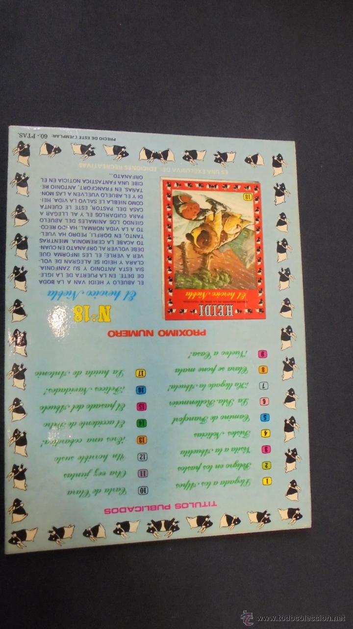 Tebeos: HEIDI - N&ordm; 17 - EDICIONES RECREATIVAS. - Foto 4