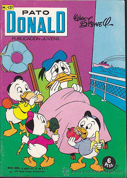 Tebeos: COMIC COLECCION PATO DONALD N&ordm; 127 - Foto 1