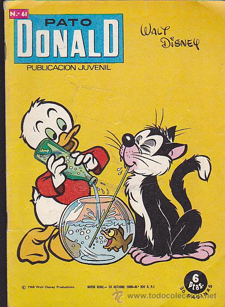 Tebeos: COMIC COLECCION PATO DONALD N&ordm; 61 - Foto 1