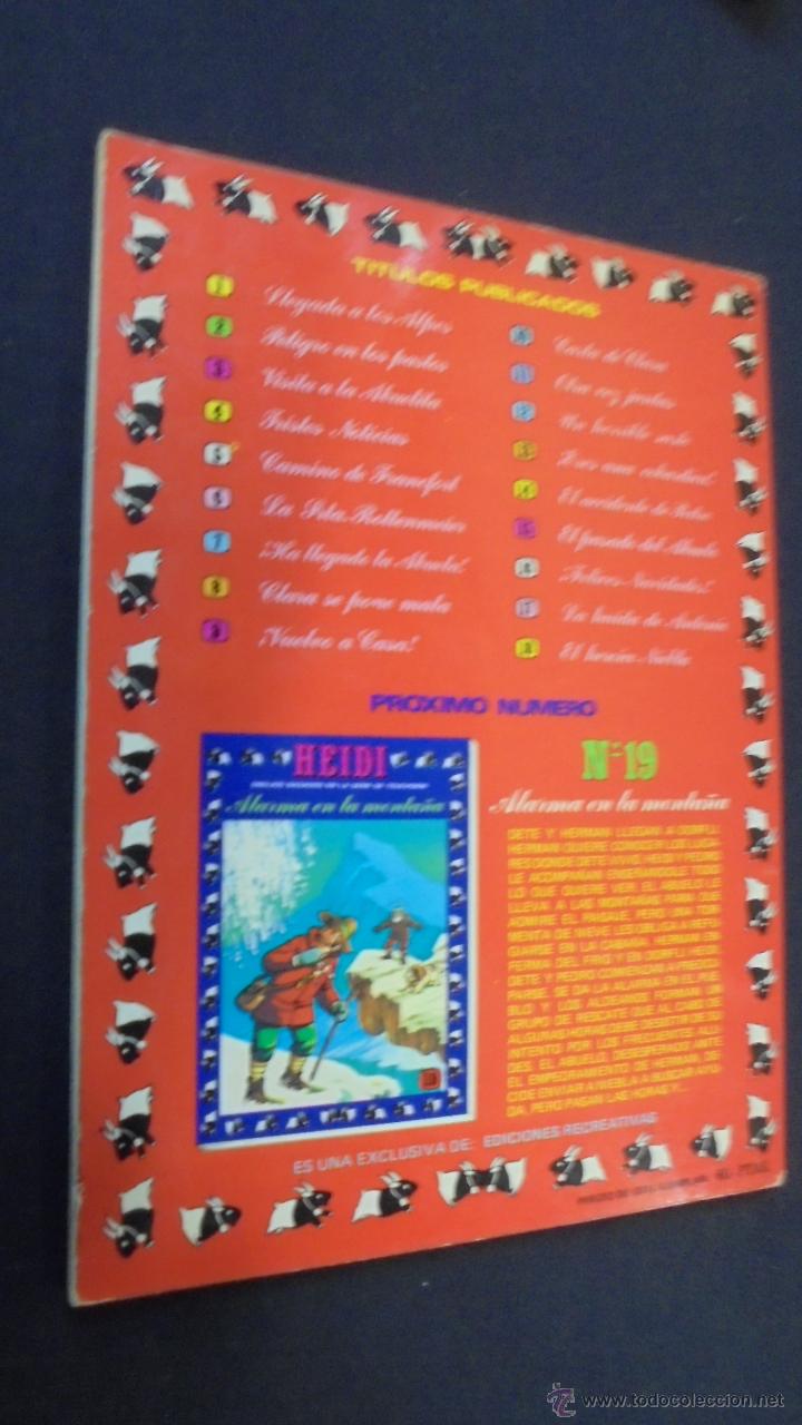 Tebeos: HEIDI - N&ordm; 18 - ERSA - EDICIONES RECREATIVAS. - Foto 3